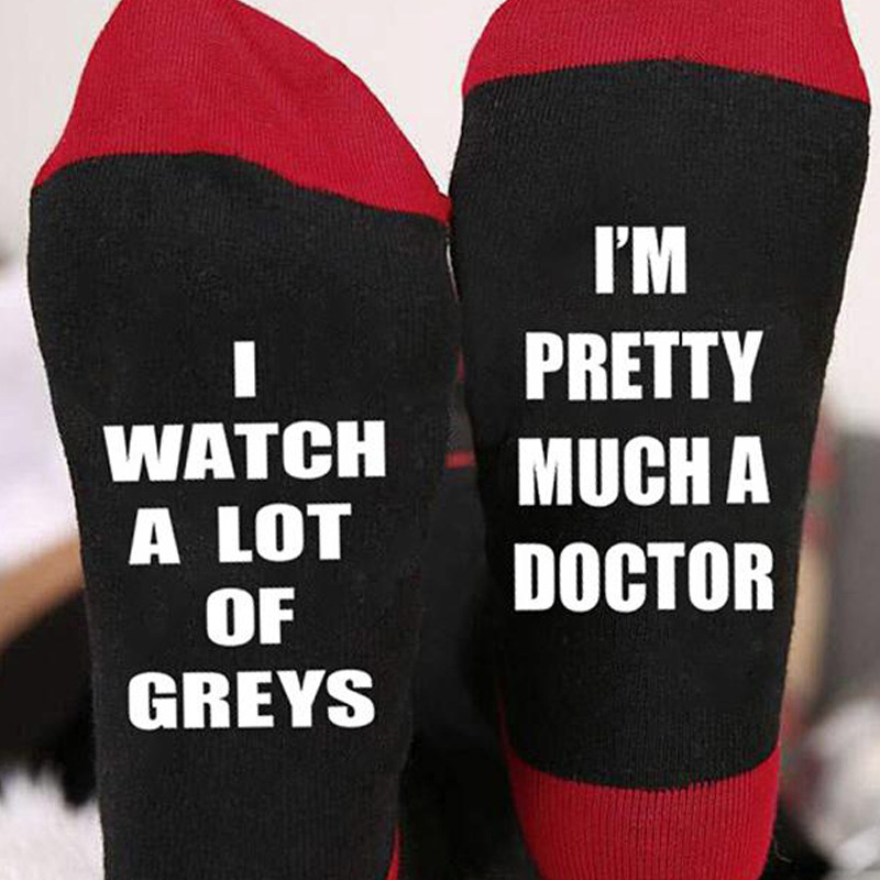 5 Pairs I Watch A Lot Of Greys I